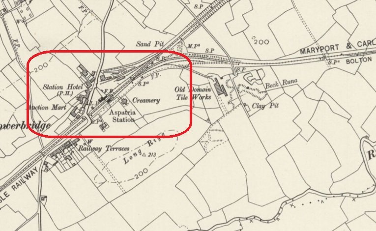 Aspatria - Recreation ground : Map credit National Library of Scotland